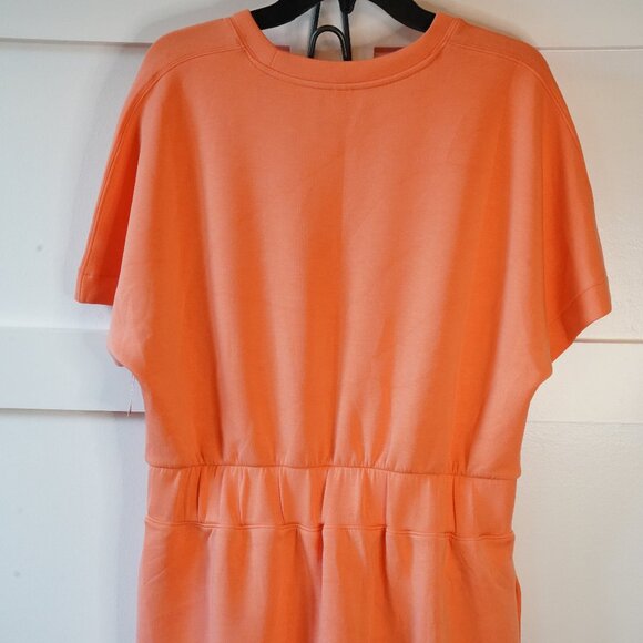 NWT, Spanx, Air Essentials Cinched T-Shirt Dress, Sunset Peach - Picture 4 of 8
